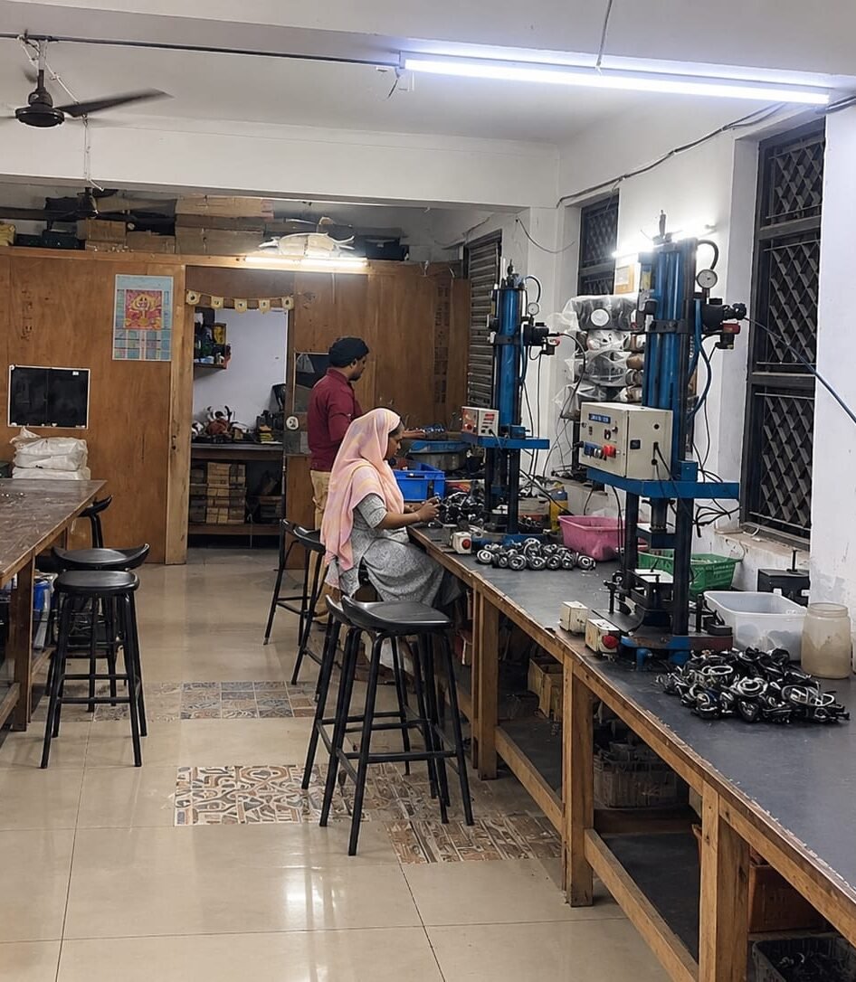 Automotive horn manufacturing facility at MPS Auto Spares Industries